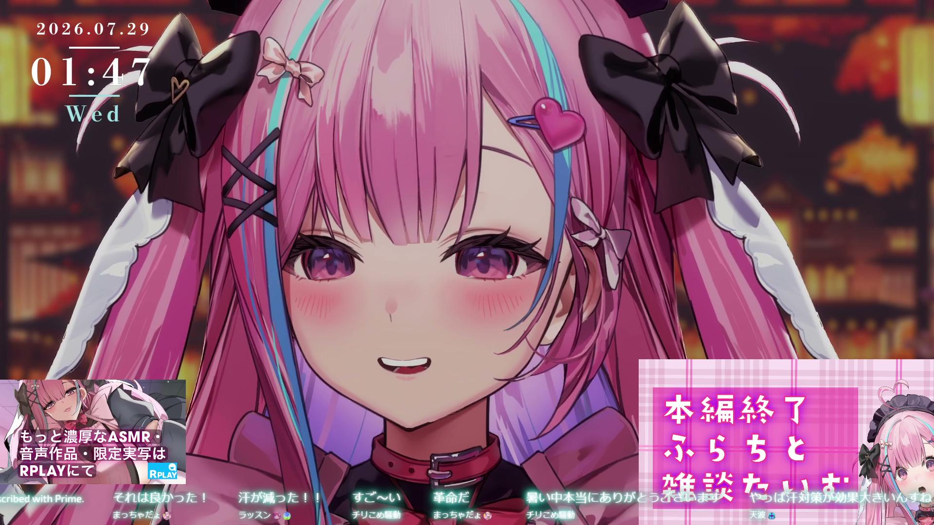 【耳舐め/KU100】心情代弁されちゃう…♥Ear licking❤Live Cute Voice Relaxation ASMR【桜彗ふらち】