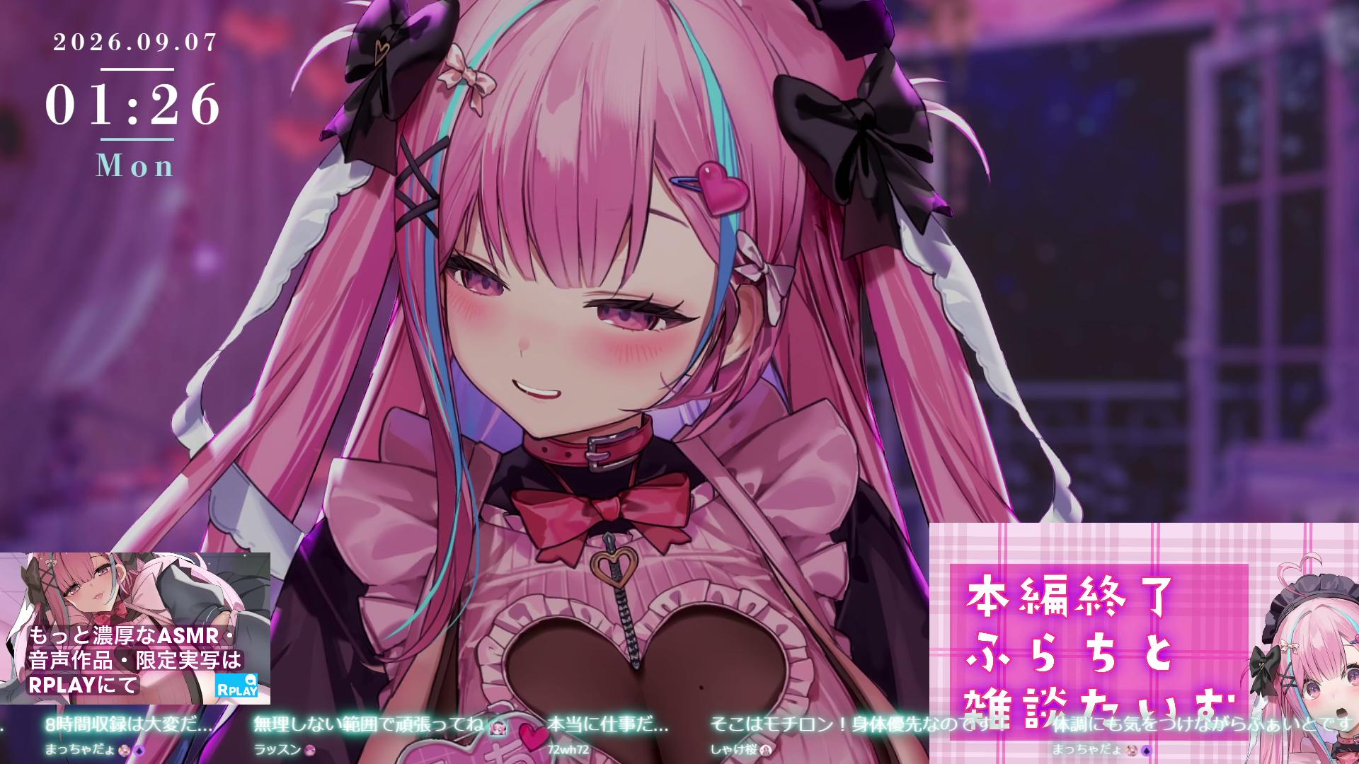 【耳舐め/KU100】優しく扱ってあげる♥～Ear licking❤Live Cute Voice Relaxation ASMR【桜彗ふらち】