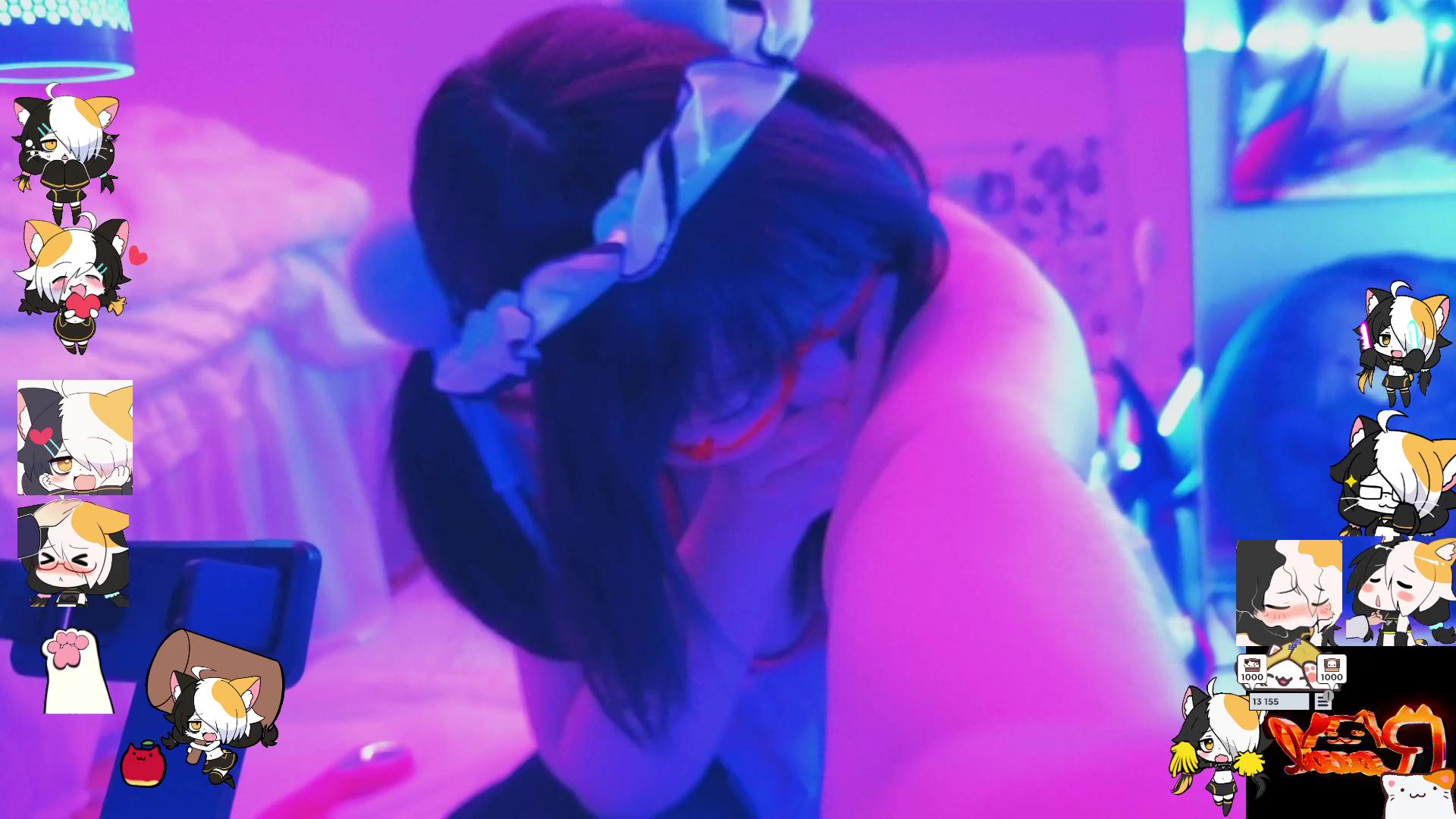 【실사】음란 핑크 비키니 메이드로 마음대로 기분 좋아지네요♡【실연】